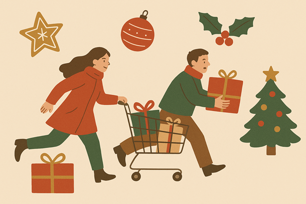 Przedświąteczna bieganina, czyli jak co roku gubimy rozsądek między piernikiem a prezentami
