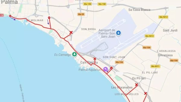 12 sierpnia Playa de Palma z ograniczonym dostępem