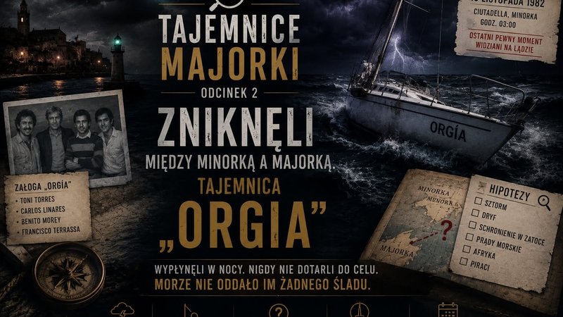 Zniknęli między Minorką a Majorką. Tajemnica jachtu „Orgía”  Część 2
