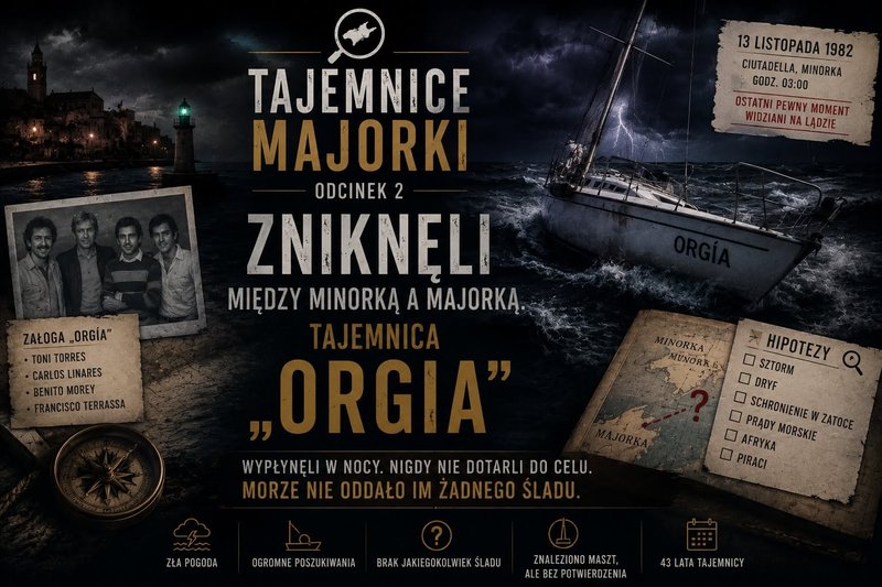 Zniknęli między Minorką a Majorką. Tajemnica jachtu „Orgía”  Część 2