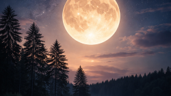 Lutowa pełnia Księżyca rozświetli niebo