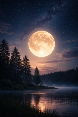 Lutowa pełnia Księżyca rozświetli niebo